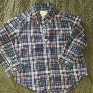 Infant boys button down